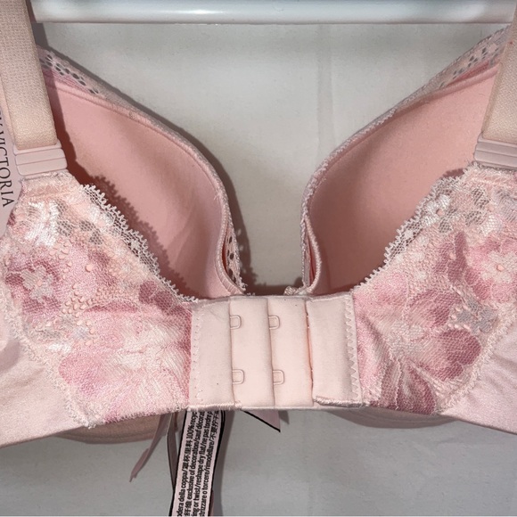 NWT Body by Victoria’s Secret Lined Demi Bra Pink Lace Size 36C - Picture 8 of 9